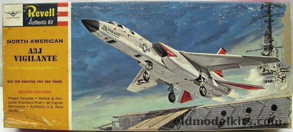 Revell 1/82 NA A3J Vigilante US Naval Aviator Wings Series, H165-100 plastic model kit